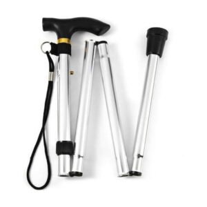 folding-walking-stick-silver