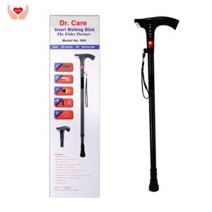 Dr. Care Smart Walking Stick with FM Radio, Siren and Torch